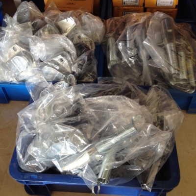 ปลั๊กไฟ 7 ขา ผลิตจากอลูมิเนียม ขายเป็นชุด และขายแยกตัวผู้ ตัวเมีย