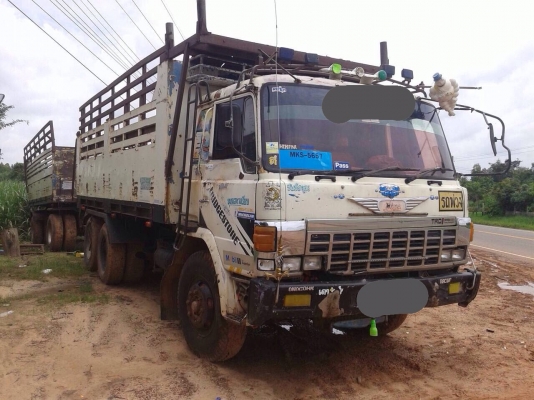 ขายรถพ่วงสิบล้อดัมพ์ HINO ZM-EP274B เครื่อง EP100 turbo inter 2 เพลา ดัมพ์แม่ลูก ทะเบียนพร้อม