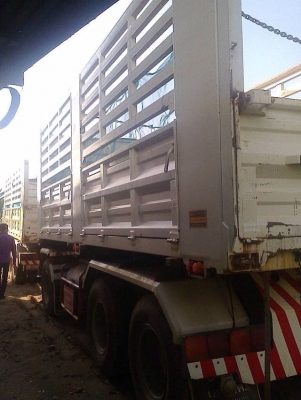 ขายรถพ่วงสิบล้อดัมพ์ HINO เครื่อง 380 แรง ปี 56 ดัมพ์แม่ลูก ลูก 3 เพลาแท้ ไมล์ 40,000