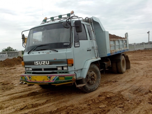 ขายรถบรรทุกหกล้อดั้ม อีซูซู เครื่อง 6HE-1 เทอร์โบอินเตอร์ 240 แรงม้า ดั้มยิงหลัง 12 ตัน เครื่องเสียง