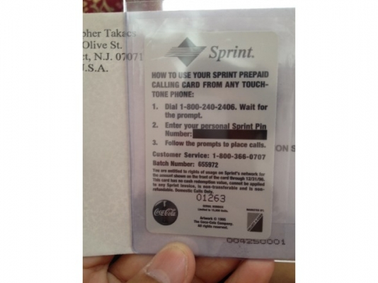 บัตรโทรศัพของสะสมของ usa ปี 1996 บัตรโทรศัพของสะสมของ usa ปี 1996