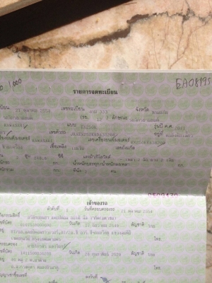 ขาย Kawasaki Ninja 2สูบ 250CC. 2011 วิ่งได้9179km. กาฬสินธุ์