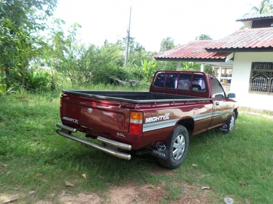 ขายรถกระบะโตโยต้าไมตี้เอ็กตอนเดียวปี34...เครื่องดีแน่นๆครัชชีเดิมสวยไม่ผุช่วงล่างเช็คเรียบร้อย+เสริมแหนบแล้วครับสภาพพร้อมใช้งานซื้อไปไม่ต้องทำอะไรเพิ่ม.... เอกสารพร้อมโอน+ภาษีเต็ม... สีแดงมะเมี๋ยวสวยๆ+ยางดี4เส้น+แอร์เย็นจัด+เทปชีีดี ... ขาย95,000บาท สนใจส ขายรถกระบะโตโยต้าไมตี้เอ็กตอนเดียวปี34...เครื่องดีแน่นๆครัชชีเดิมสวยไม่ผุช่วงล่างเช็คเรียบร้อย+เสริมแหนบแล้วครับสภาพพร้อมใช้งานซื้อไปไม่ต้องทำอะไรเพิ่ม.... เอกสารพร้อมโอน+ภาษีเต็ม... สีแดงมะเมี๋ยวสวยๆ+ยางดี4เส้น+แอร์เย็นจัด+เทปชีีดี ... ขาย95,000บาท สนใจส