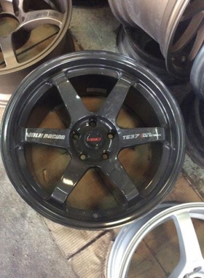 ขายล้อไหม่โคตรถูก TE37  ขอบ18 5รู114 กว้าง9-10  ราคาชุดละ14500.- เท่านั้น