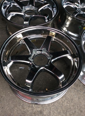 ขายล้อโครเมี่ยม ขอบ20 TOUCHDOWN ลายTE37 6รู139  กว้าง9 ออฟ20 สวย ถูกๆครับ 13500.-