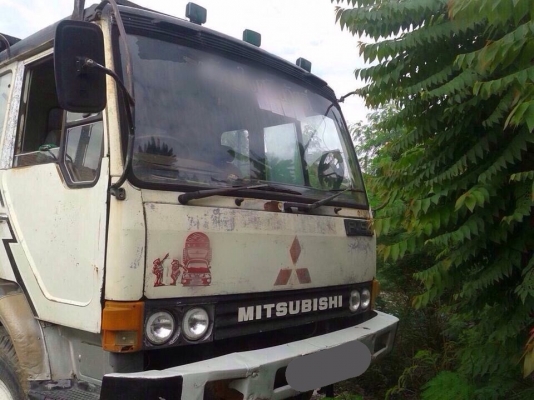 ขายรถบรรทุกสิบล้อดัมพ์ MITSUBISHI MA เครื่อง 6D16-195 แรง 10 เกียร์ 2 เพลาดัมพ์