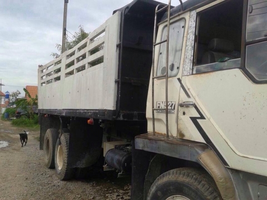 ขายรถบรรทุกสิบล้อดัมพ์ MITSUBISHI MA เครื่อง 6D16-195 แรง 10 เกียร์ 2 เพลาดัมพ์