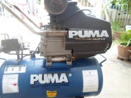 ปั๊มโรตารี พูมา สภาพสวย เหมือนใหม่ 3 แรง ถังจุ 30 ลิตร พร้อมใช้ไฟบ้าน 4,000