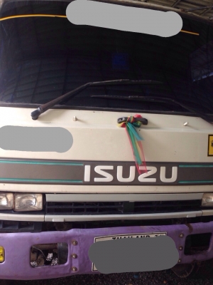 ขายรถพ่วงสิบล้อดัมพ์แม่ลูก ISUZU หัวขาว เครื่อง 6HE1-240 แรง ปี 32 ลูก 2 เพลา ทะเบียนพร้อม