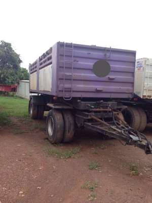 ขายรถพ่วงสิบล้อดัมพ์แม่ลูก ISUZU หัวขาว เครื่อง 6HE1-240 แรง ปี 32 ลูก 2 เพลา ทะเบียนพร้อม