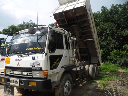 ขายรถบรรทุก 10 ลัอดั้ม MITSU FUSO TURBO TF 2XXX ก่วาสวยๆทะเบียนเต็ม
