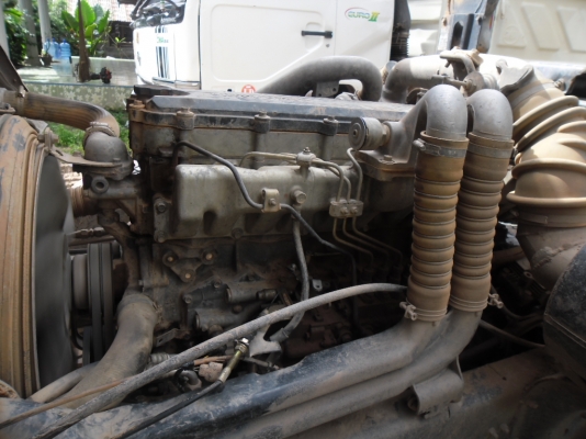 ขายรถบรรทุก 10 ลัอดั้ม MITSU FUSO TURBO TF 2XXX ก่วาสวยๆทะเบียนเต็ม