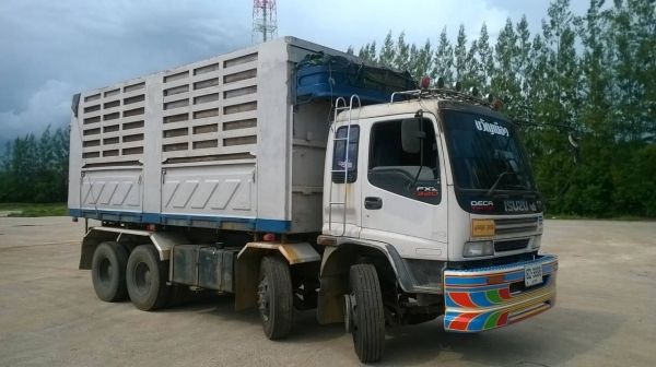 ขาย ISUZU DECA 270 แรงม้า 2 คานหน้า ดั้มสามมิตรคอกเกษตร สภาพพร้อมใช้งาน คัสซีสวย เครื่องแห้ง ยางเต็ม เก๋งบางเดิมไม่เคยทำสี มีลำโพงลากลูก ทะเบียนพร้อมโอน ราคาคุยกันได้ครับ