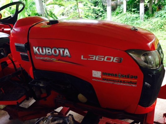 รถไถ KUBOTA L3608 อายุการใช้งาน 1101 ชั่วโมง พร้อมอุปกรณ์ 2รายการ ผานดันหน้า ผาน 6 เครื่ิองดี ราคา29 รถไถ KUBOTA L3608 อายุการใช้งาน 1101 ชั่วโมง พร้อมอุปกรณ์ 2รายการ ผานดันหน้า ผาน 6 เครื่ิองดี ราคา29