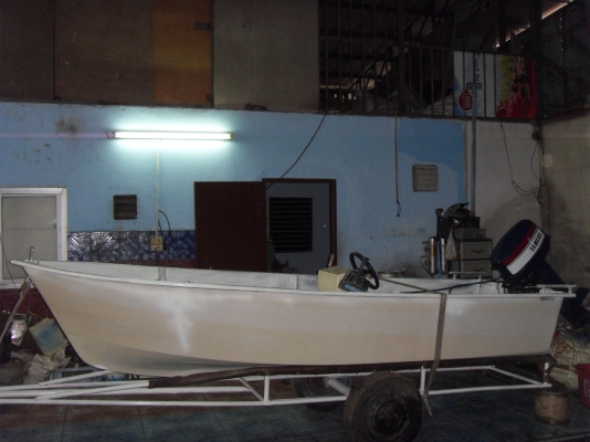 ขาย เรือไฟเบอร์13ฟุต เครื่องyamaha25แรง