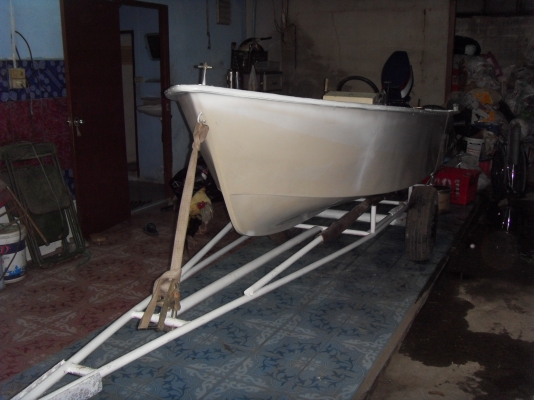 ขาย เรือไฟเบอร์13ฟุต เครื่องyamaha25แรง