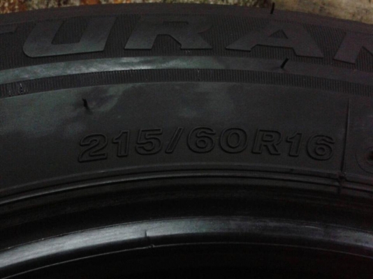 ขาย ยาง 215-60-16 ปี13 บริจสโตน ทูรันซ่า