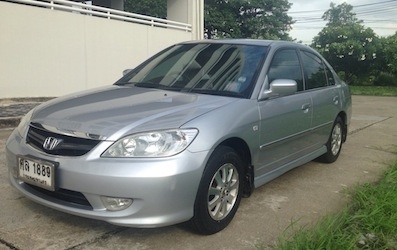 ขายรถบ้านHONDA CIVIC DIMENSION EXi1.7 ATปี2005 รถสวยมาก มือเดียว เจ้าของขายเองค่ะ