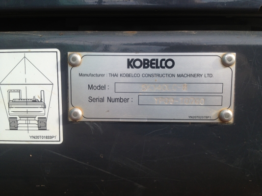 ขายแม็คโค KOBELCO     YP09-T0760  # 3157 ชั่วโมง