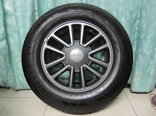 ขายล้อแม็กป้ายแดง ISUZU X-SERIES สีรมดำพร้อมยางขอบ 16 ปี 14