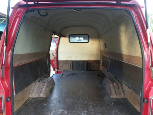 BUDDY ตู้ บรรทุก มือ 1 ใช้มา 83,000 กิโล หลังคาสูง บางเดิมทั้งคัน สีแดงโรงงาน