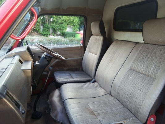 BUDDY ตู้ บรรทุก มือ 1 ใช้มา 83,000 กิโล หลังคาสูง บางเดิมทั้งคัน สีแดงโรงงาน