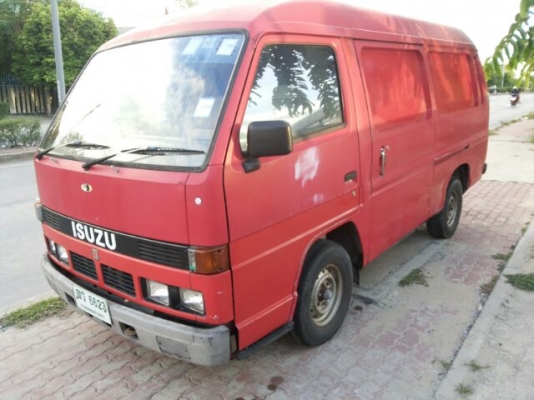 BUDDY ตู้ บรรทุก มือ 1 ใช้มา 83,000 กิโล หลังคาสูง บางเดิมทั้งคัน สีแดงโรงงาน