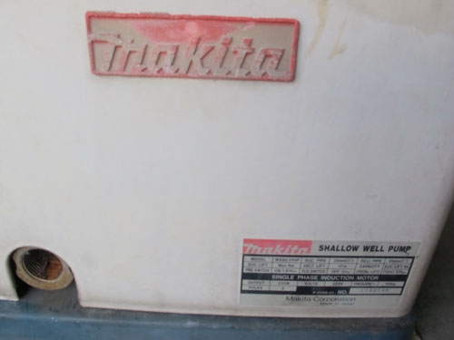ขายปั๊มน้ำMAKITA ของญี่ปุ่นแท้ พร้อมใช้งาน เสียงเงียบมาก