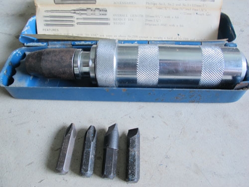 ขายดอกตอกVESSEL JAPANแท้แข็งแรงมาก มาพร้อมดอก4แบบและคู่มือการใช้งาน