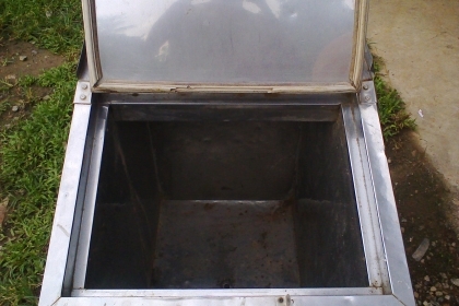 ถังสแตเลส 2 ชั้นแช่เย็นถังสแตนเลส 2  ชั้นบุฉนวนเก็บความเย็นครับพร้อมฝาปิดและที่ใส่กุญแจครับครับ  ขนาดลึก 70 ซ.ม  และอื่นๆตามรูปครับราคานี้คุ้มมากครับ