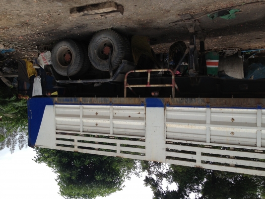 ขายด่วน!!! หางกึ่งพ่วง ดัมพ์ 2เพลา แท่นแหนบเป็นเพลาโบกี้ของ Hino ทั้งชุด ยาว 7.50 ม. ทะเบียนพร้อม ยางดี