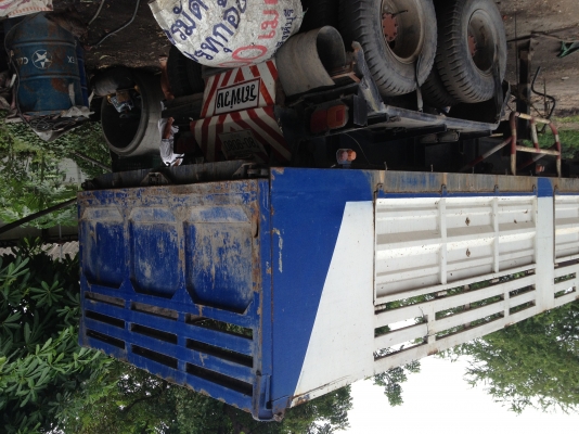 ขายด่วน!!! หางกึ่งพ่วง ดัมพ์ 2เพลา แท่นแหนบเป็นเพลาโบกี้ของ Hino ทั้งชุด ยาว 7.50 ม. ทะเบียนพร้อม ยางดี