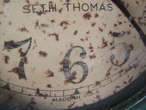 ขายนาฬิกาเรือโบราณ S E T H THOMAS USA เก่านอกแท้หายาก ใช้งานได้ดี เดินนิ่มหายากมากครับน่าสะสม