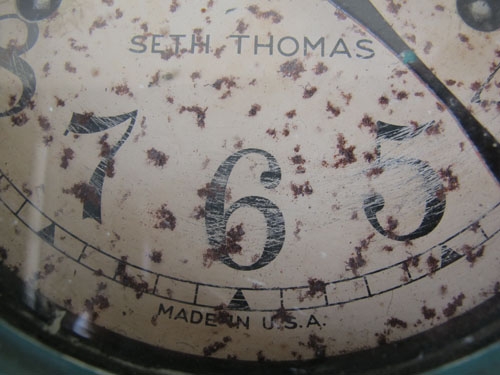 ขายนาฬิกาเรือโบราณ S E T H THOMAS USA เก่านอกแท้หายาก ใช้งานได้ดี เดินนิ่มหายากมากครับน่าสะสม