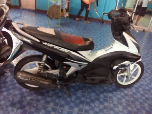 Honda Airblade ปี 50 สีเทา ดำ ล้อแม็ค รถบ้าน เครื่องเดิมๆ เล่ม เอกสาร