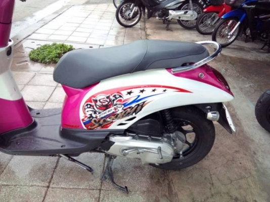 Honda scoopy i ปี 55 สีชมพู ขาว ล้อแม็ค รถสวยมาก เครื่องเดิม