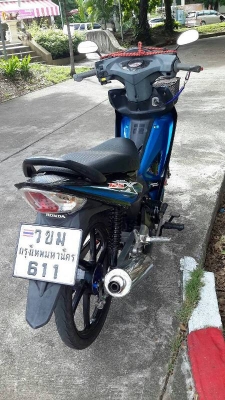 wave125x ปี51 น้ำเงินดำ เครื่องดี 16,500  เพื่อนฝากลงขาย ติดต่อ  086-9602941 เอกสารครบ ชุดโอนลอย ภาษี58 รถสภาพใช้ได้ ขี่กลับบ้านได้เลย ดูรถที่ ถนนรามคำแหงซอย 90