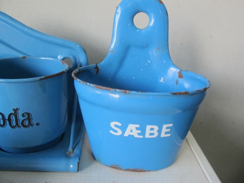 ขายกระป๋องโลหะเคลือบครบชุดของเก่านอกแท้