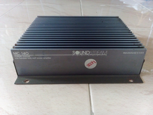 ลำโพงแกนร่วม 6นิ้ว และ แอมป์ soundstream mc140