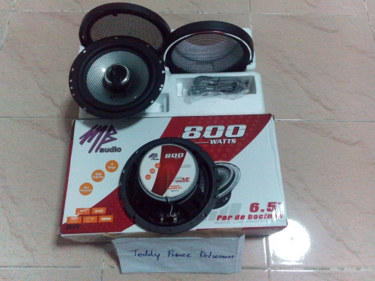 ลำโพงแกนร่วม 6นิ้ว และ แอมป์ soundstream mc140