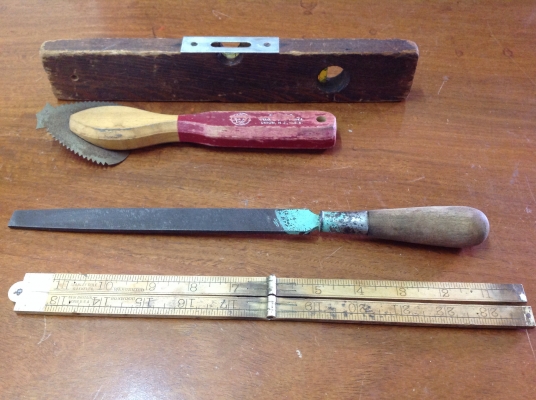 ขายเครื่องมือช่างไม้งานเก่าเมกา ยกชุด 4 ชิ้น