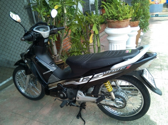 สตาร์ทมือ... wave125i สีดำ ทะเบียน 820 เครื่องดี
