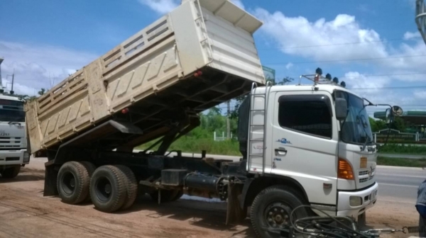 ขาย HINO MEGA 260 ปี 45 สวยเดิมพร้อมใช้ ดั้มสามมิตร พร้อมระบบลำโพงลากลูก ราคาต่อรองได้ครับ