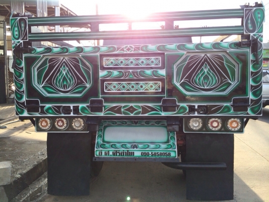 Hino ไฮเทค แต่งซิ่ง หัวนอก เครื่อง HO7D 195แรง ดั้มดิน 4 ตัน 3.60ม.