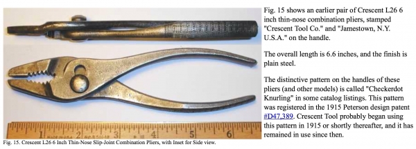 ขายคีมโบราณ CEE TEE CO.,10" รุ่นปีผลิต 1915 อายุ 99 ปี