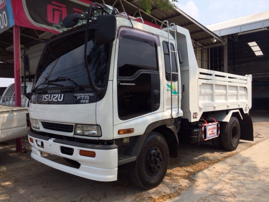 Isuzu Deca หัวนอก เครื่อง 6HE 195แรง  ดั้มดิน 4 ตัน 3.60ม.