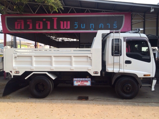 Isuzu Deca หัวนอก เครื่อง 6HE 195แรง  ดั้มดิน 4 ตัน 3.60ม.