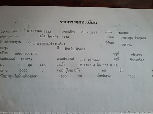 ลูกค้าบุรีรัมย์มาจองแล้ว10000บาท รับรถ 1ส.ค57ไดน่า 115 แรงม้า)เฟืองท้ายใหญ่ Fหน้าหลังแล้ว แชสซีใหญ่ๆยางสวย 6 เส้น เครื่องแห้งจัดไม่