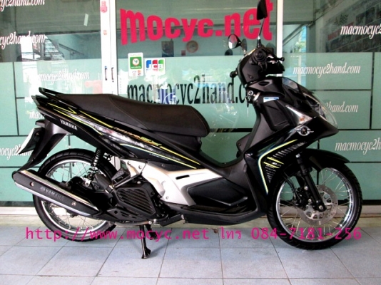 NOUVO SX ปี2557 สีดำ รถเดือน ก.พ.รถ 5 เดือนไมล์ 4285 โล สภาพใหม่ๆไร้ริ้วรอย ฟรีค่าโอน ของแถม 4 รายการ 39500