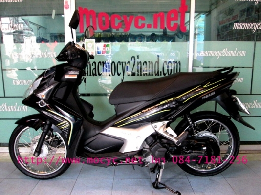 NOUVO SX ปี2557 สีดำ รถเดือน ก.พ.รถ 5 เดือนไมล์ 4285 โล สภาพใหม่ๆไร้ริ้วรอย ฟรีค่าโอน ของแถม 4 รายการ 39500